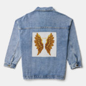 Conception de veste à ailes d'ange dorées (Verso)
