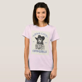 Conception de visage de fille de t-shirt à manches (Devant entier)