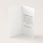 Conception de vœux de retraite paisible (Inside)