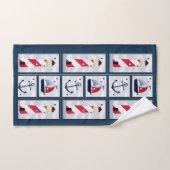 Conception De Voile Nautique (Serviette à main)