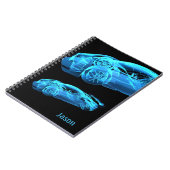 Conception de voiture cool Cahier noir (Côté gauche)