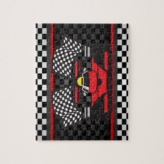 Conception de voiture de course Jigsaw Puzzle (Vertical)