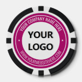 Conception de votre texte de logo Jetons de poker  (Recto)