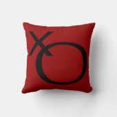 conception de xo de coussin d'étreinte et de (Verso)