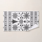 Conception d'échantillonneur à motif croisé pour a (Serviette à main)