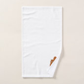Conception d'écureuil rouge monogrammée (Serviette à main)