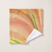 Conception délicieuse de la pêche (Gant de toilette)