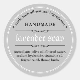 Conception d'emballage Étiquette de savon