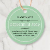 Conception d'emballage Étiquette de savon (Devant)