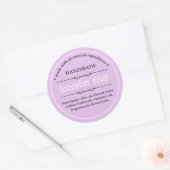 Conception d'emballage Étiquette de savon (Enveloppe)