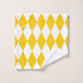 Conception des carreaux de diamants de l'arlequin (Gant de toilette)