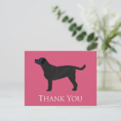 Conception des Cartes de remerciements du laborato (Debout devant)