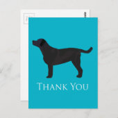 Conception des Cartes de remerciements du laborato (Devant / Derrière)