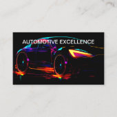 Conception des Cartes de visite automobiles les pl (Devant)