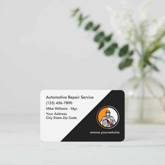 Conception des Cartes de visite automobiles les pl (Debout devant)