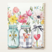Conception des fleurs de printemps avec nom (Dos)
