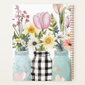 Conception des fleurs de printemps avec nom (Dos)