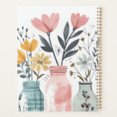 Conception des fleurs de printemps avec nom (Dos)