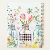 Conception des fleurs de printemps avec nom (Dos)