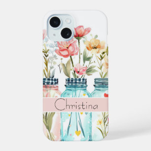 Conception des fleurs de printemps avec nom
