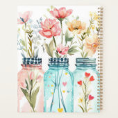 Conception des fleurs de printemps avec nom (Dos)