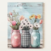 Conception des fleurs de printemps avec nom (Dos)