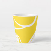 Conception des lignes de déplacement Latte Mug (Devant)