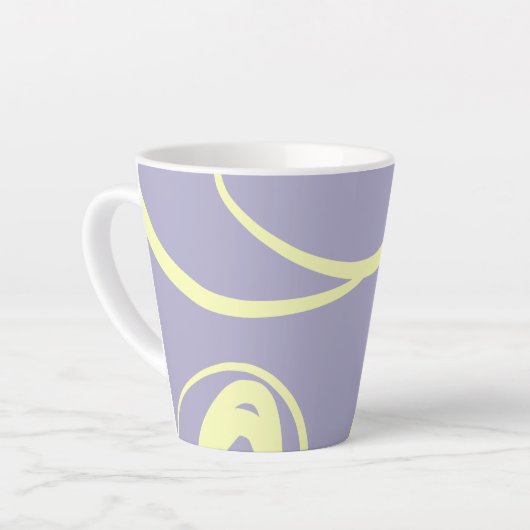 Conception des lignes de déplacement Latte Mug (Angle gauche)