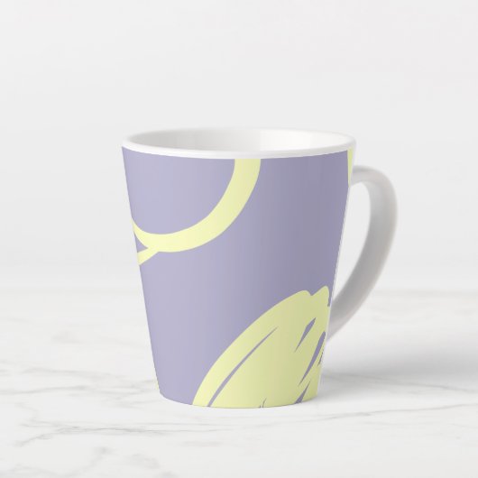 Conception des lignes de déplacement Latte Mug (Angle droit)
