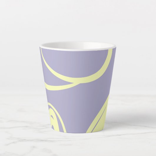 Conception des lignes de déplacement Latte Mug (Devant)