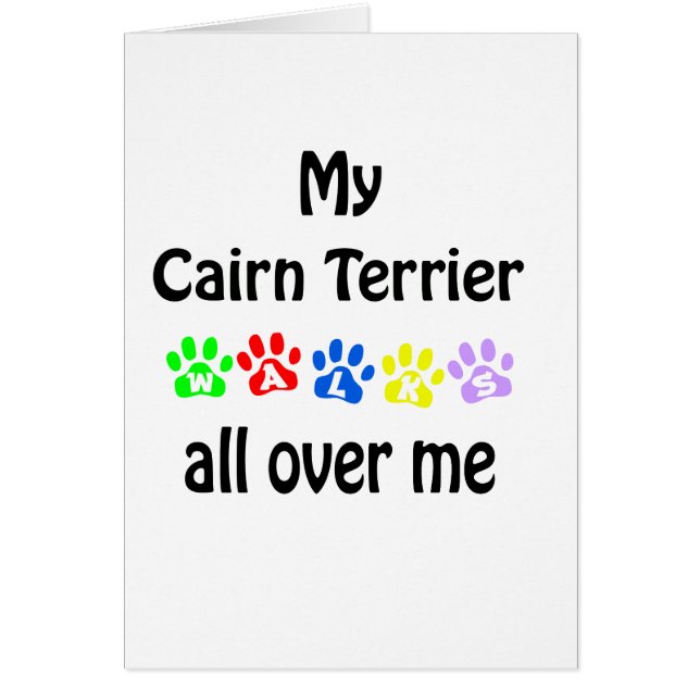 Conception des marches de Cairn Terrier (Devant)