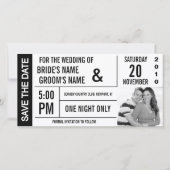 Conception des tickets Enregistrer le Carte photo (Devant)