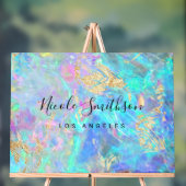 conception des veines opales et faux feuillages (Neutre)