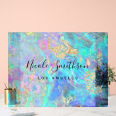 conception des veines opales et faux feuillages (Mariage)