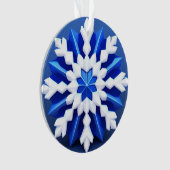 Conception détaillée du flocon de neige blanc (devant)