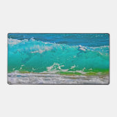 Conception d'été de vagues de plage à l'aquarelle  (Recto)