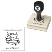 Conception d'étiquette de livre en pile Tampon en  (Tamponné)