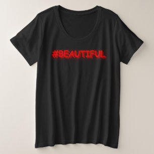 Conception d'expression mignonne "#BEAUTIFUL". Com