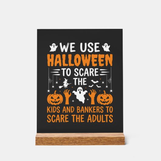 Conception d'Halloween pour enfants banquiers adul (Recto)