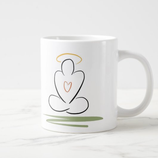 Conception d'homme de méditation 20 onces. Tasse (Droite)