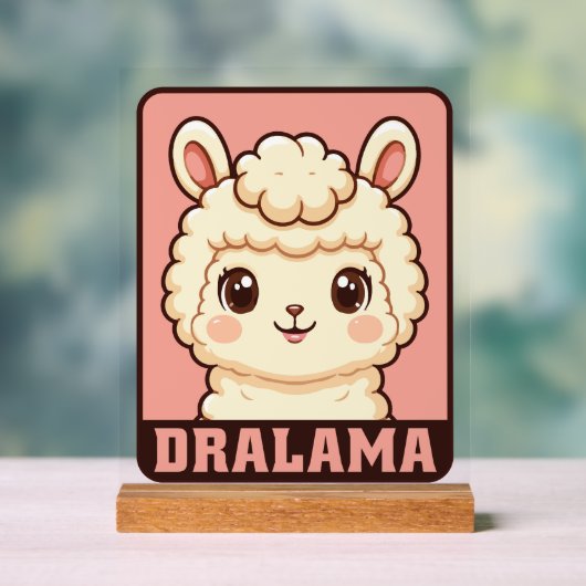 Conception d'illustration de lama mignon (Neutre)