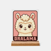Conception d'illustration de lama mignon (Recto)