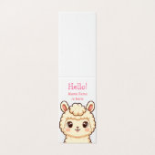 Conception d'illustration de lama mignon (Outside Unfolded)