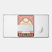Conception d'illustration de lama mignon (Clavier et souris)