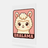 Conception d'illustration de lama mignon (Angle)