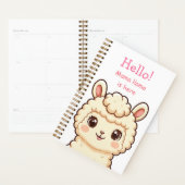 Conception d'illustration de lama mignon (Devant avec enveloppe)