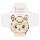 Conception d'illustration de lama mignon (Plat)