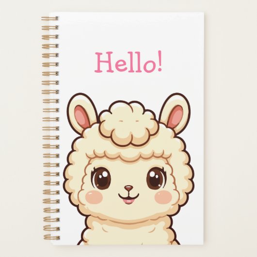 Conception d'illustration de lama mignon (Devant)