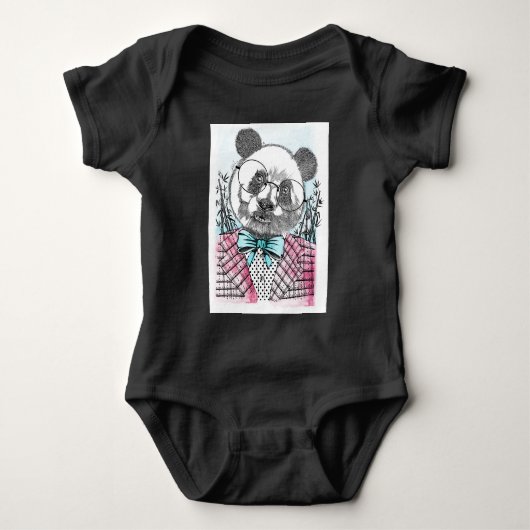 Conception d'illustration de panda Body en jersey (Devant)