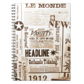 Conception d'impression de journal (Devant)